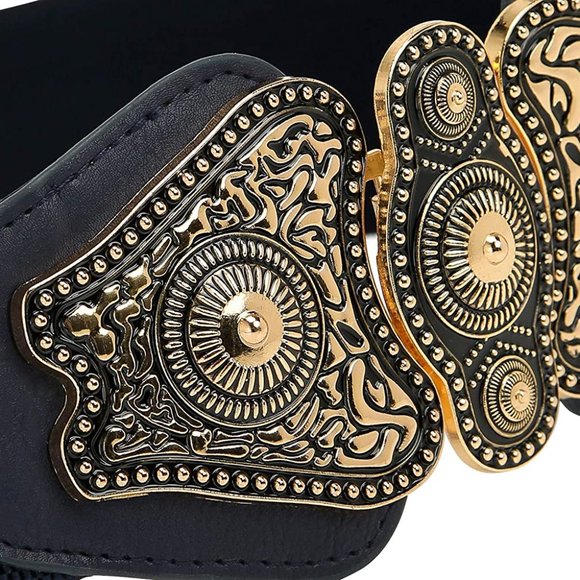 Stretch Vintage Antique Retro Buckle Belt